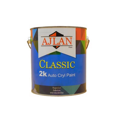 AJLAN PAINT 2K BLACK 295 (Gallon)